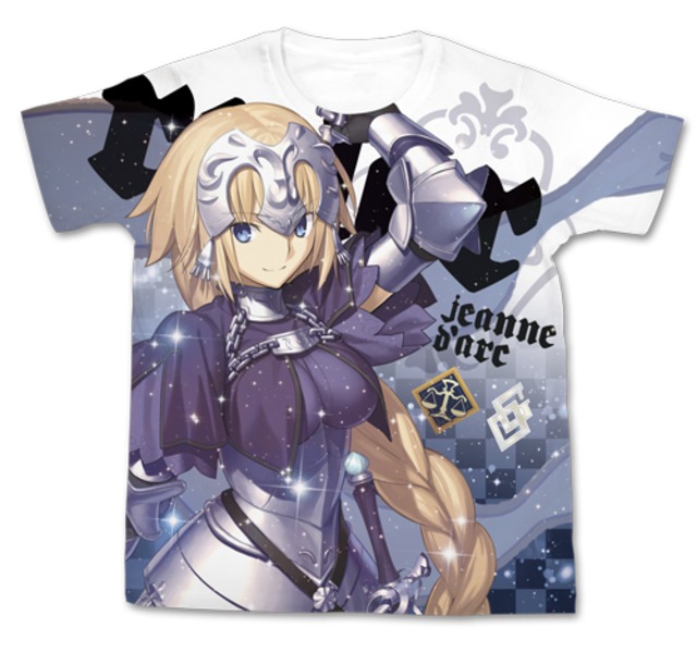 Fate/Grand Order ジャンヌ・ダルク フルグラフィックTシャツ/WHITE-S/M/L/XL