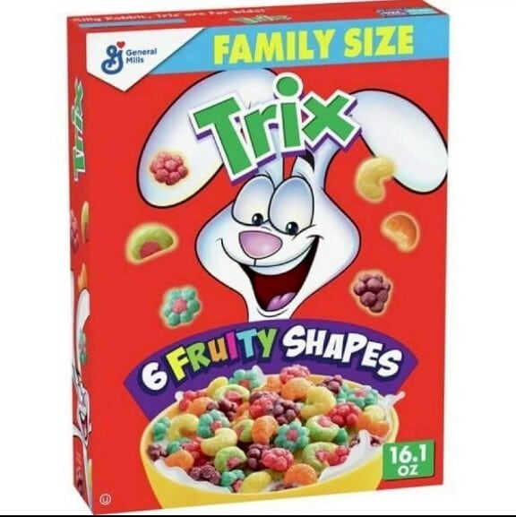 ☆VINTAGE 1997☆【 General Mills / ゼネラルミルズ 】Breakfast Palsシリーズ『 Trix Rabbit トリックスラビット』ビーンぬいぐるみ / プラッシュ〚アメリカン雑貨 アメトイ〛