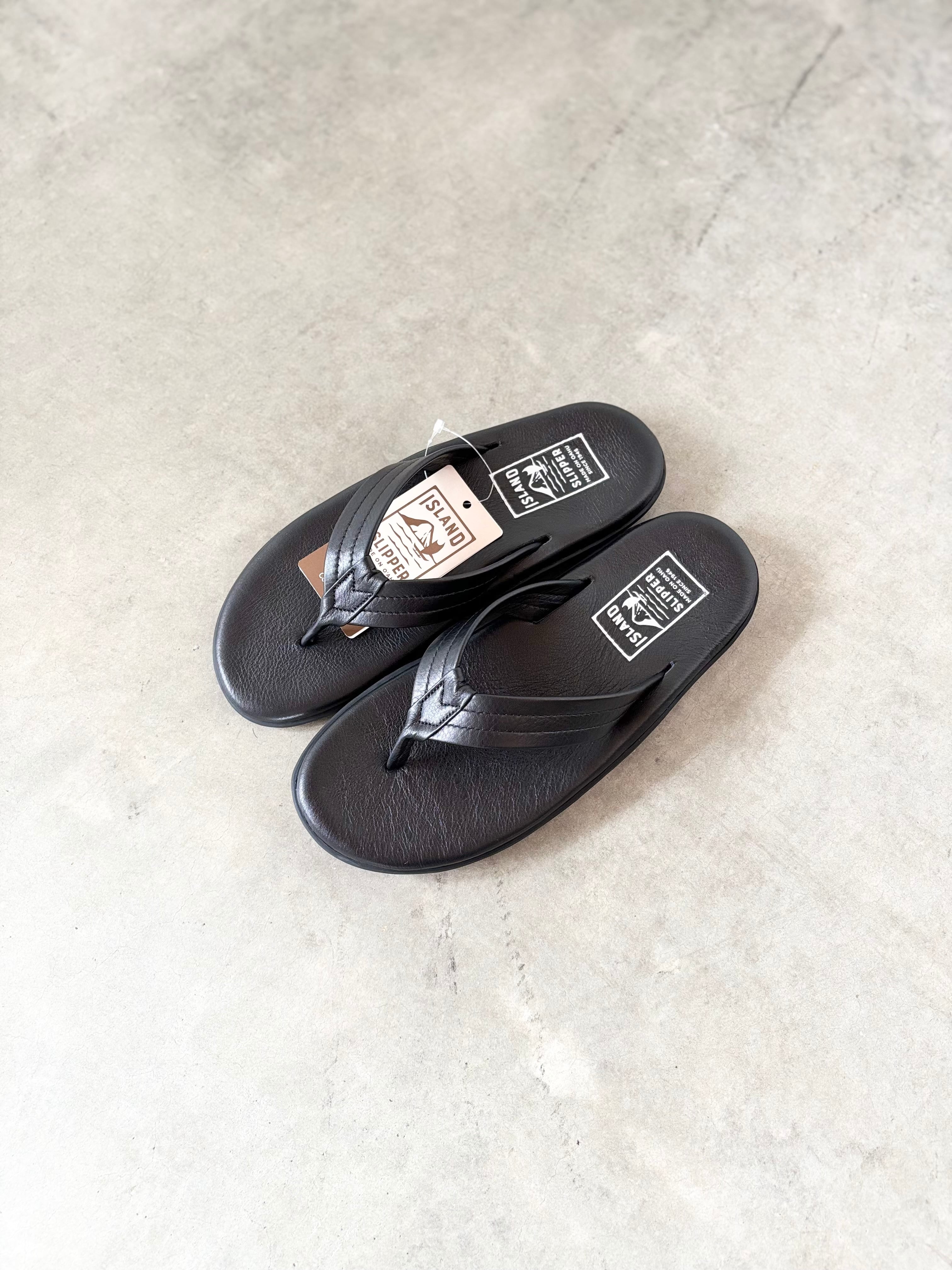 ISLAND SLIPPER【PB202 / ATRAS BLACK (SMOOTH LEATHER)】 | LARGE LAB