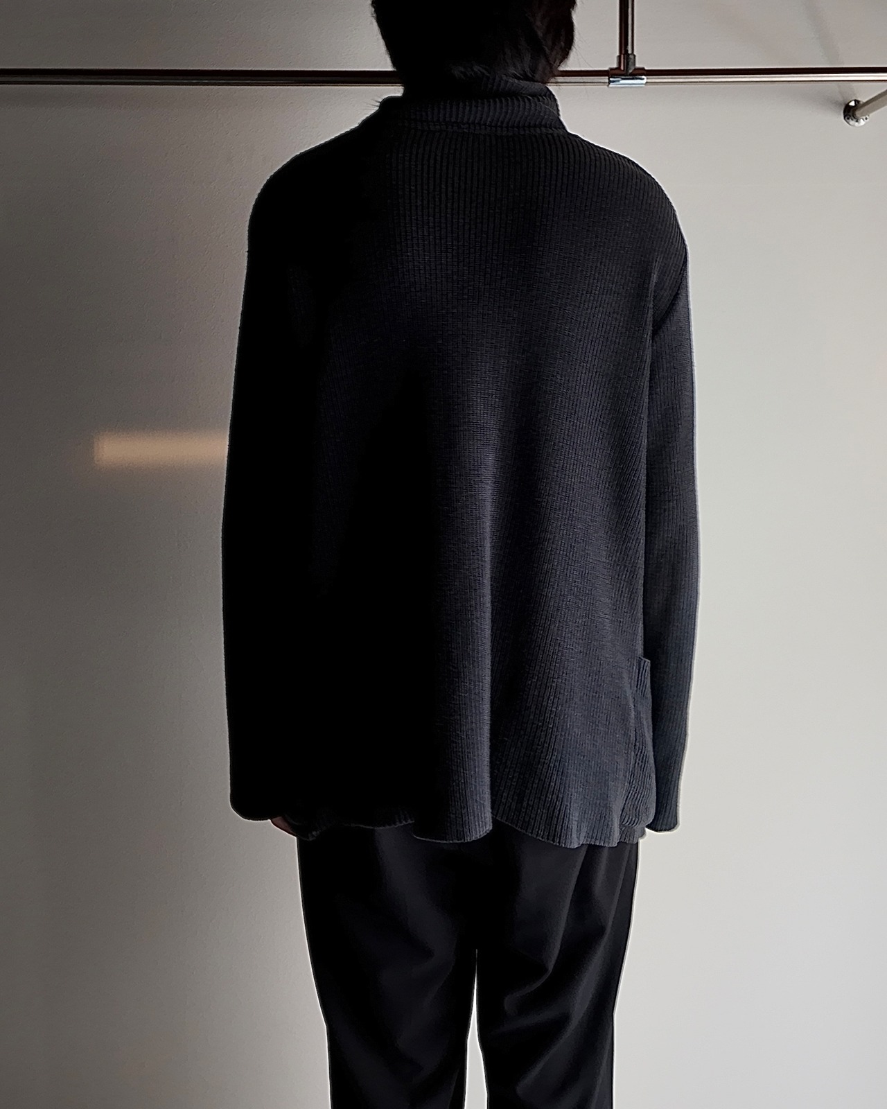 【agnes b.】button up long cardigan