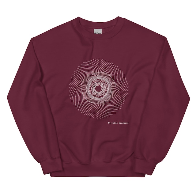 【437】Spiral Sweat Maroon