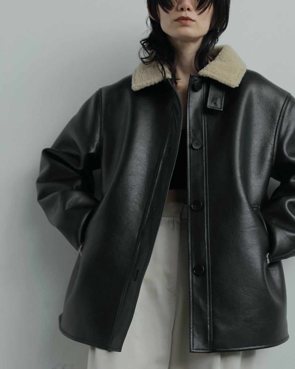 anuke(アンヌーク) Boa Flight Jacket | サウスオレンジ｜メンズ