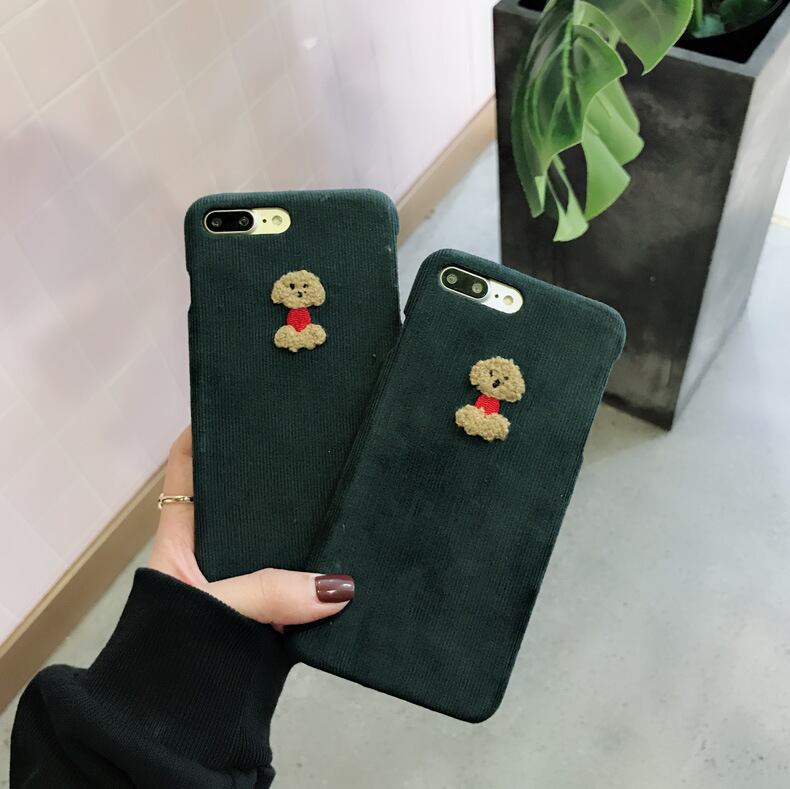 トイプードルがふわふわ♡ 犬 スマホケース iPhone X