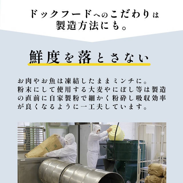 【Einy】国産 無添加ドッグフード小型犬用 さかな 400g
