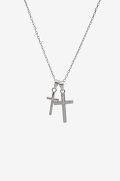 5/31(土)発売【Double Cross Necklace】/ SILVER