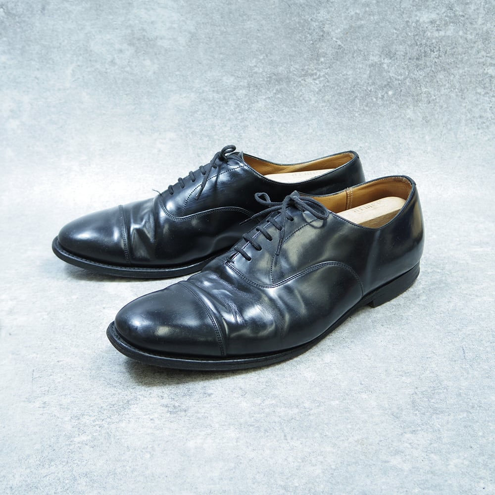 Church's Custom Grade ブラック 中古◇チャーチ カスタムグレード レザーシューズ セミブローグ メンズ