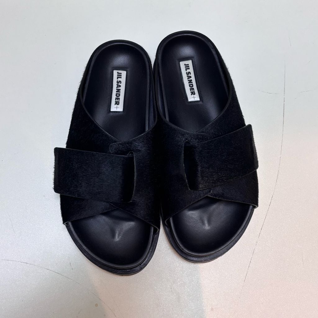 JIL SANDER＋ ジルサンダープラス HARAKO CROSS STRAP SANDALS