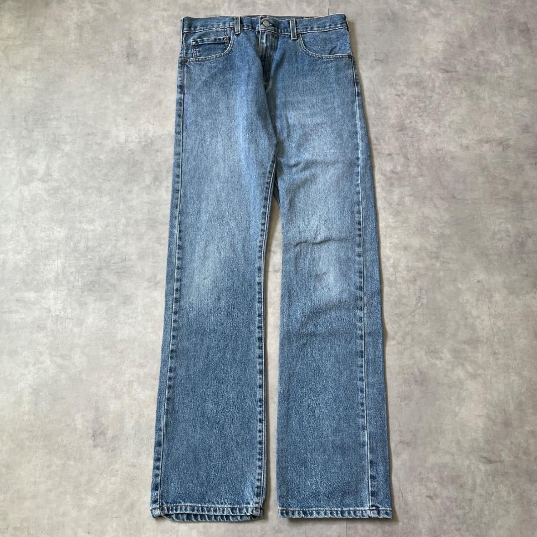 リーバイス517 Levis W33 フレアデニム 青 古着 ボトム 17004