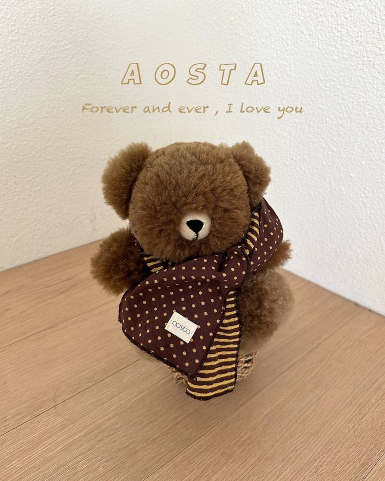 韓国子供服 / 26Autumn / Aosta / チョコチップマフラー / 秋服 *FREE*
