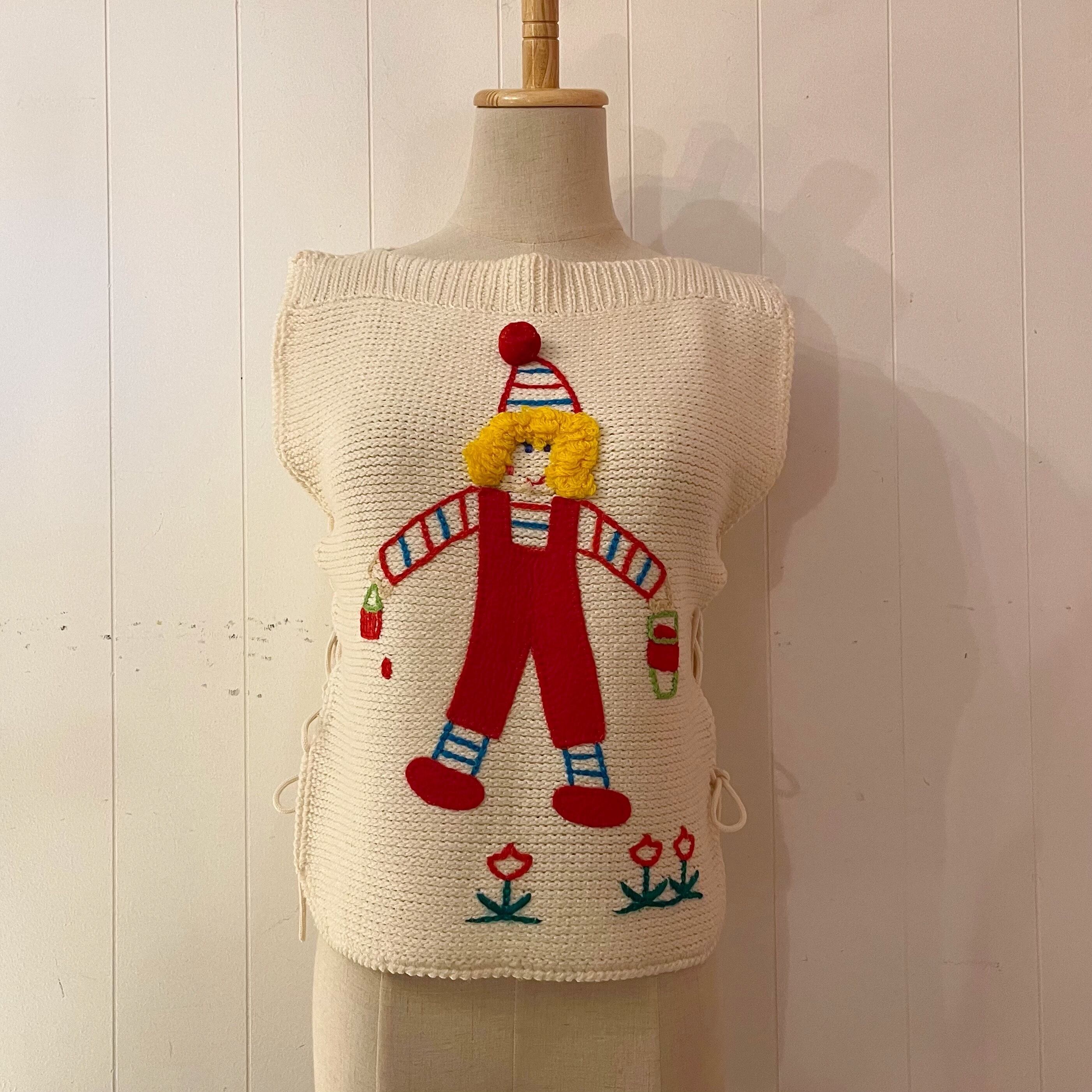 pierrot boy side ribbon vest