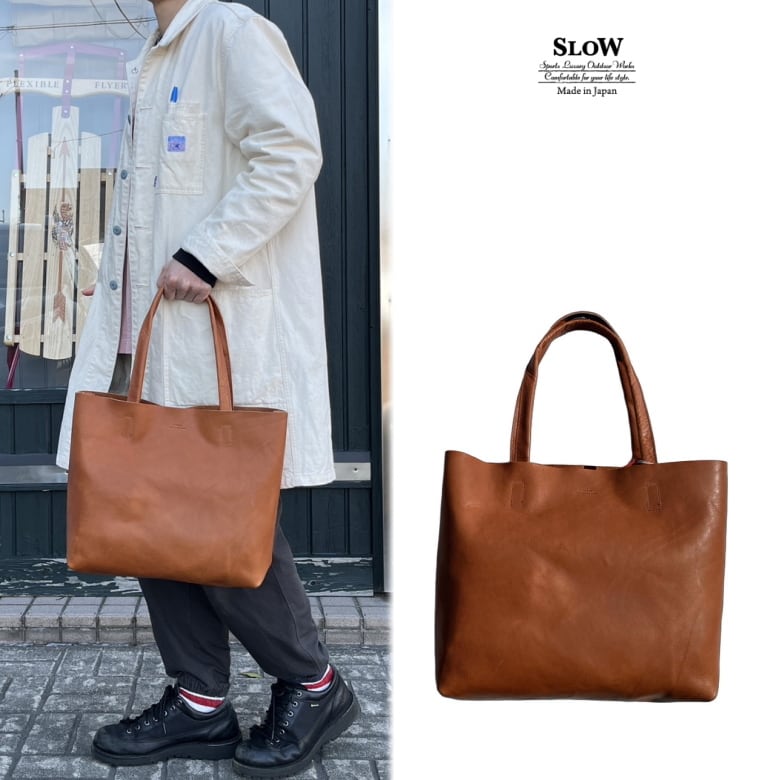 SLOW スロウ Bono - New Tote Bag - S 858S90S Oak (オーク #25