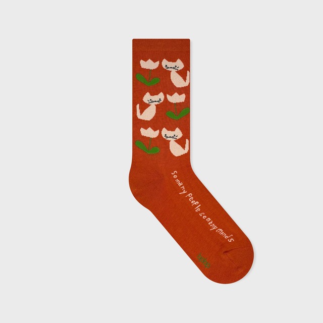 【JIN KITAMURA】北村人 SOCKS FEELINGS OF FLOWERS ソックス お花の気持ち