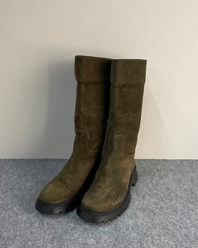【PRADA SPORT】suede long boots