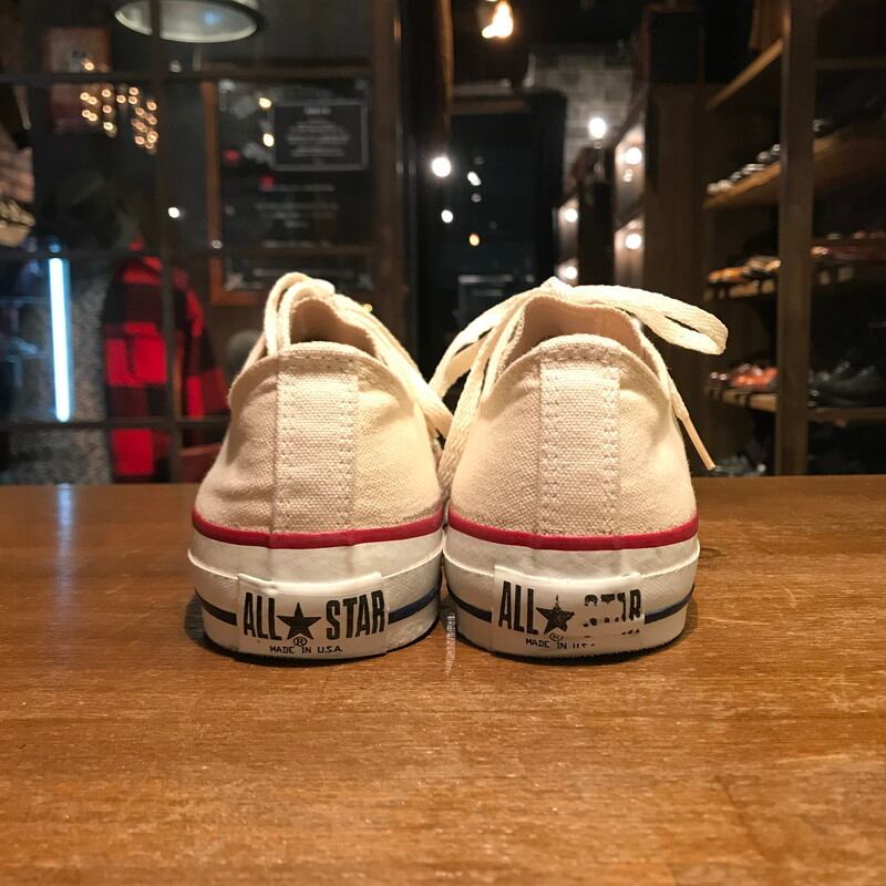 90's CONVERSE ALL STAR LOW コンバース オールスターロー 生成 オフ