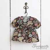 Vsb-3024 Brown floral dress