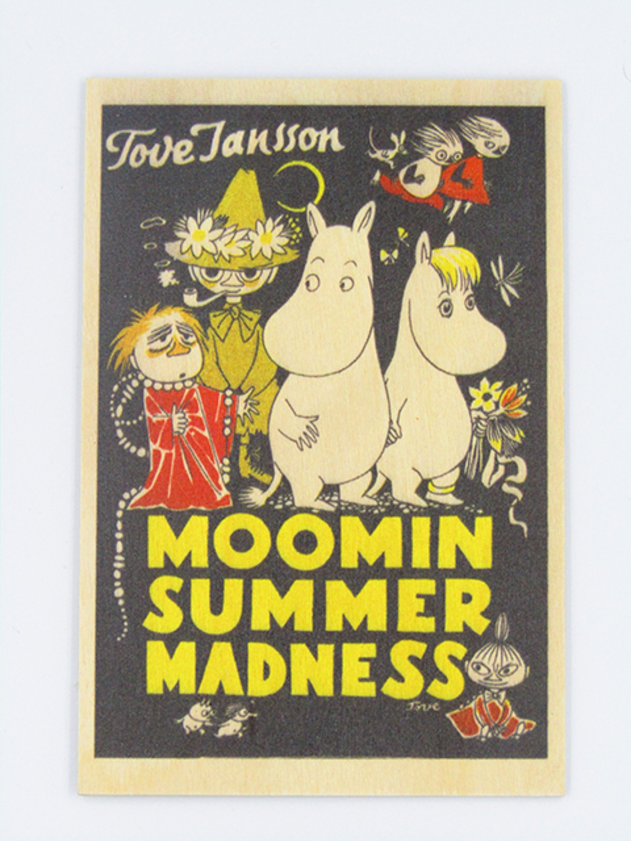 ムーミン木製ハガキ(MOOMIN SUMMER MADNESS)