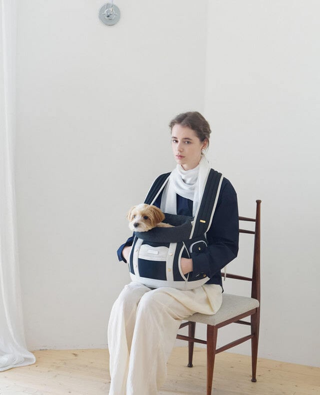 予約】[SEORU] Front Bag black | LUANA DOG