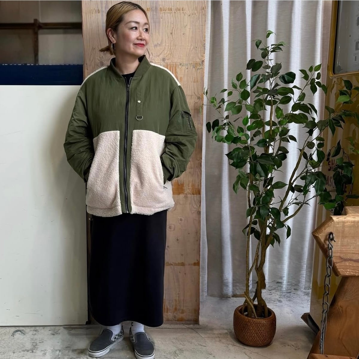 ♥️新品未使用MICALLEMICALLE中綿キルティング切り替えブルゾンパーカー MICALLEMICALLE | JXT-STYLE