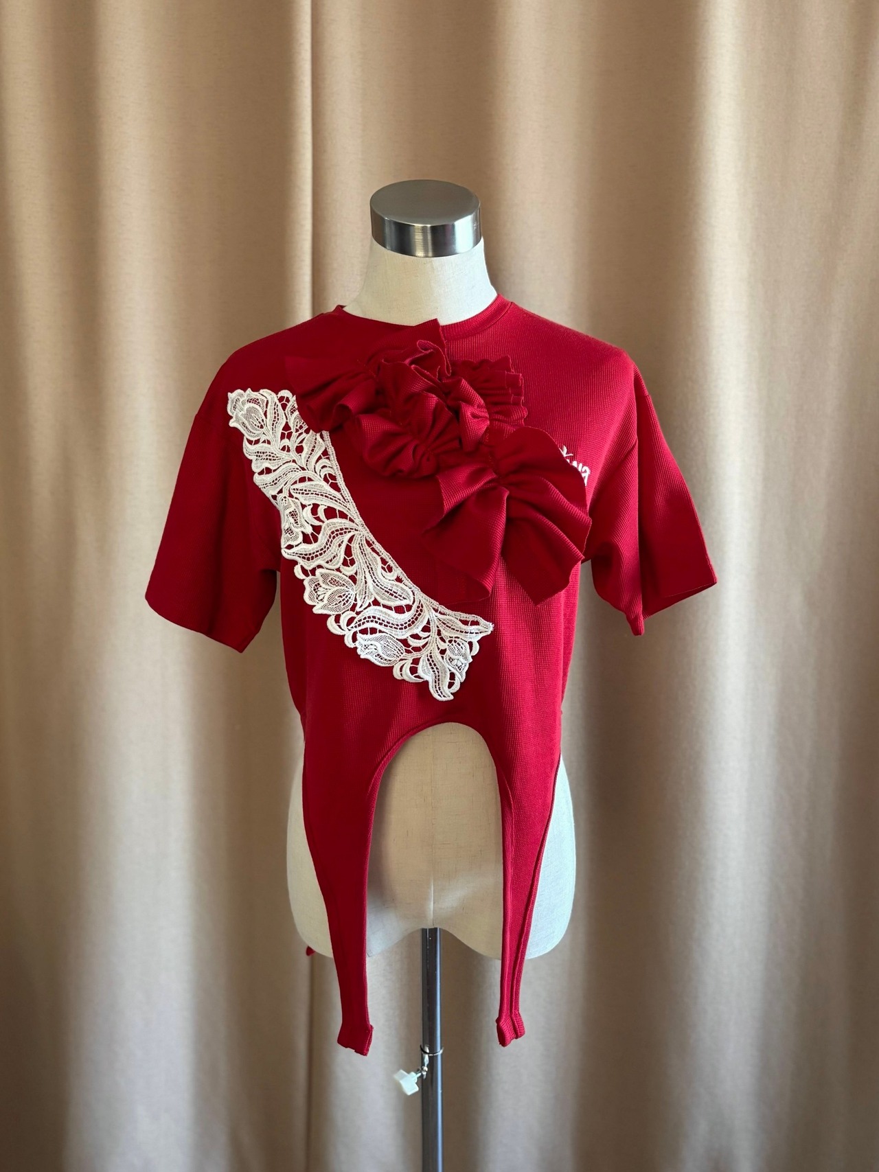 WAWA frill design remake t shirt-4833-7