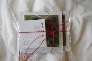 抹茶、ほうじ茶ラテと浮き星(紙箱)の詰め合わせ(ラテ2種+浮き星紙箱1個)