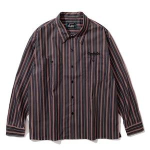 GOODHELLER " ORIGINAL STRIPED WORK SHIRT / GRAY "