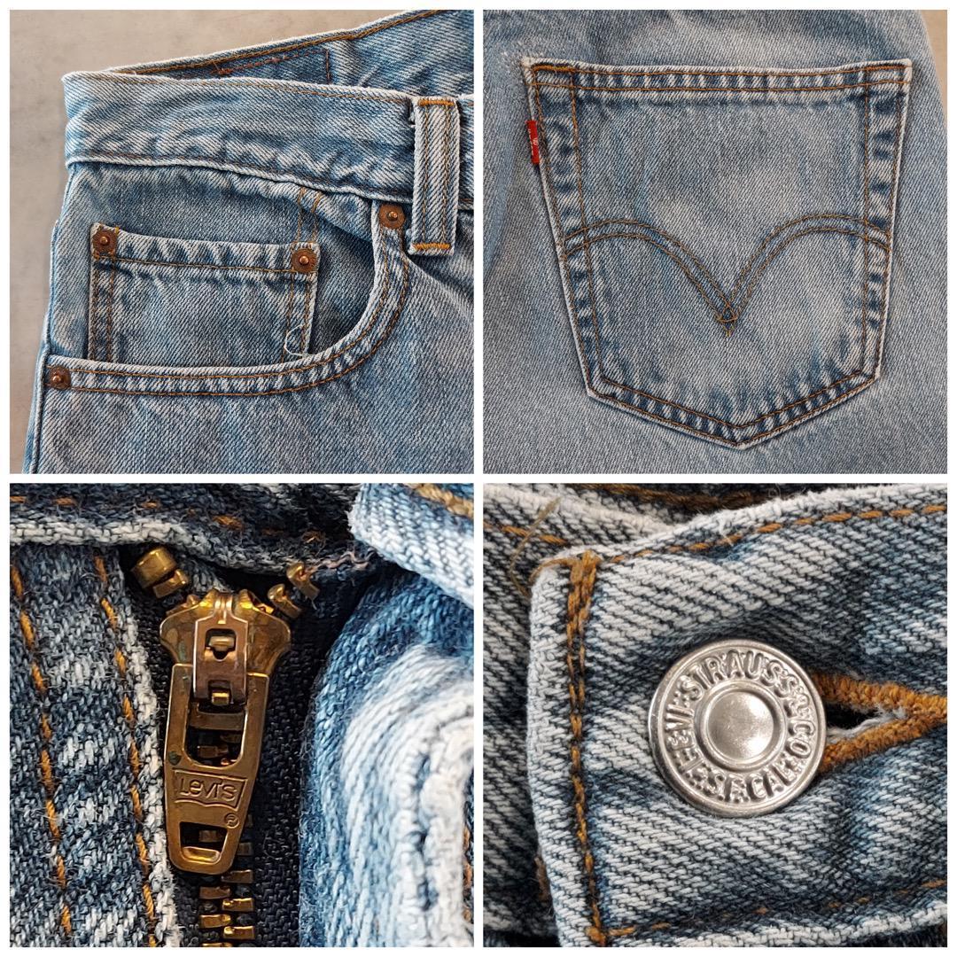 リーバイス550 Levis W33 ブルーデニム 00s 青 ヒゲ 14992 | fuufu