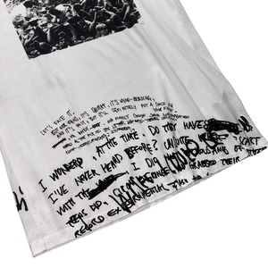 McQ graffiti & photo by Charles Peterson print tee