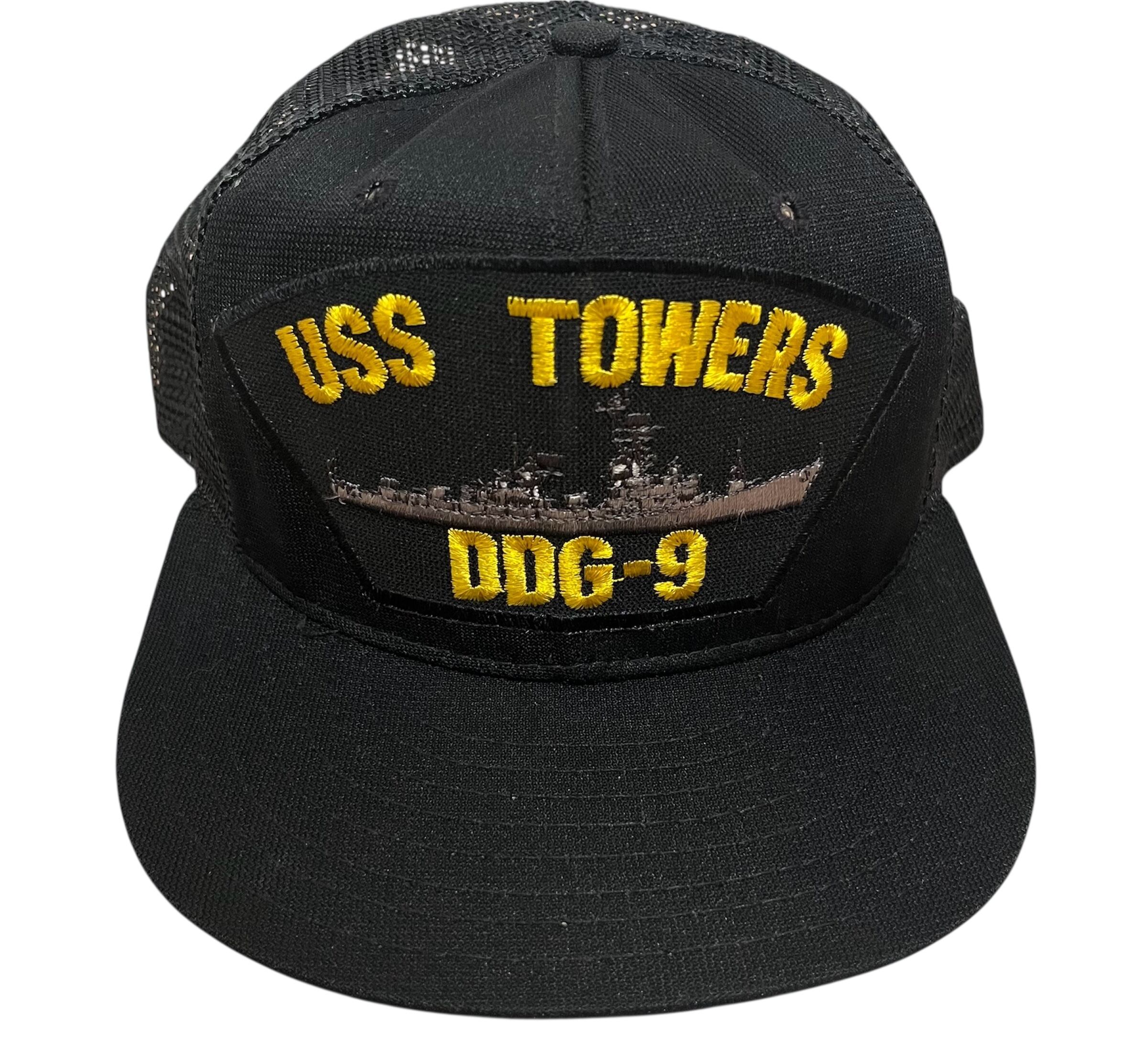 アメリカ製90s AJD USS TOWERS DDG-9 軍物 キャップ | hindipatapos