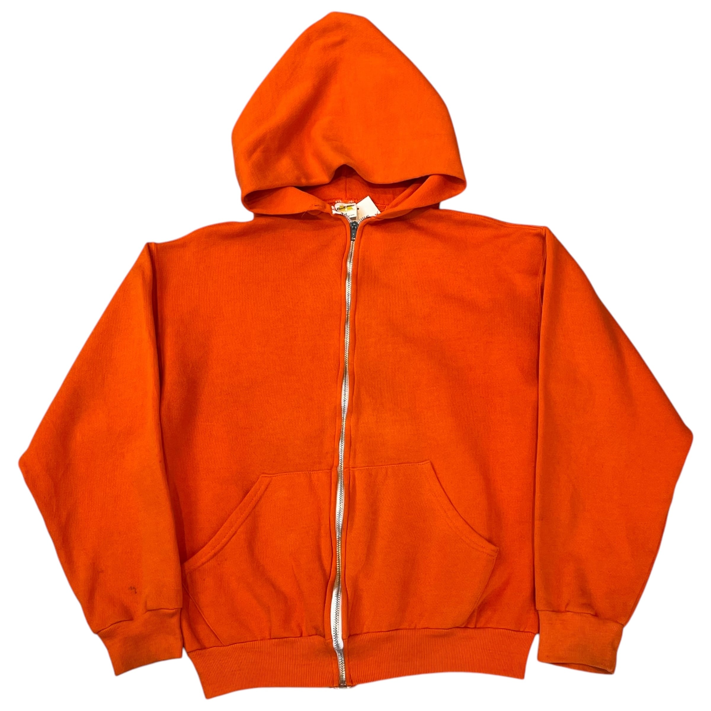 70s RUSSELL "Orange" full zip hoodie