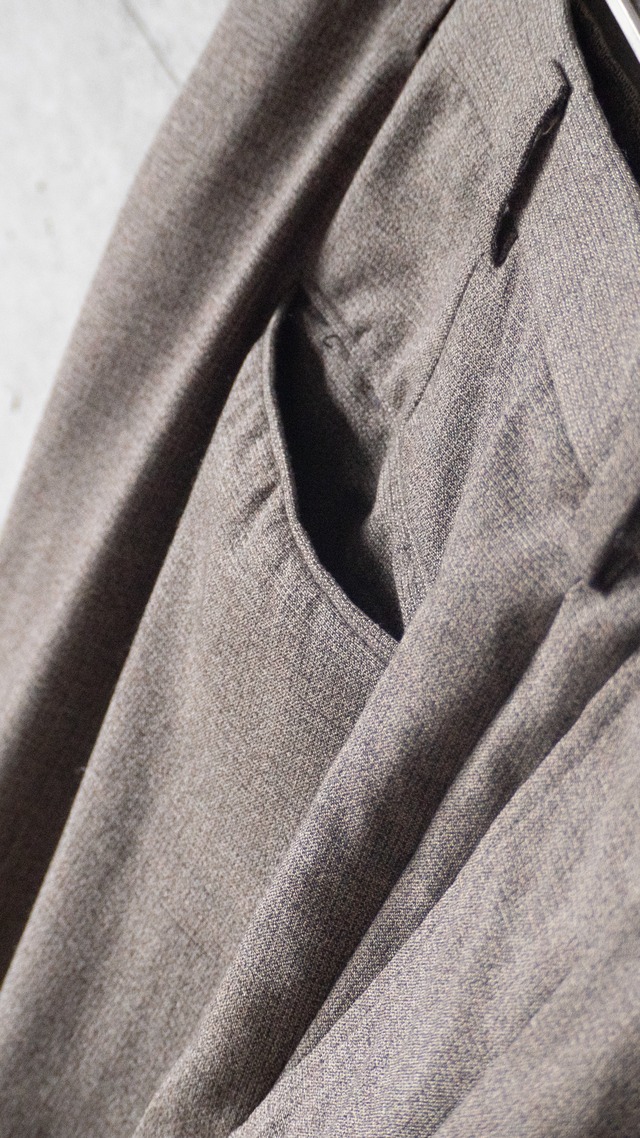 unknown 1980s Hopsack 2 tuck trousers