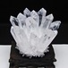 水晶 クラスター 水晶 原石 台座付属 一点物 182-8610