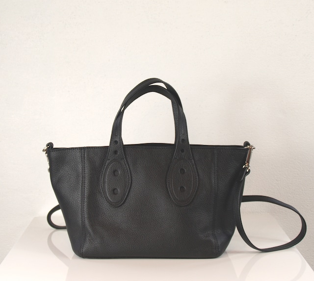2Way Small Open Lunch Tote in Leather