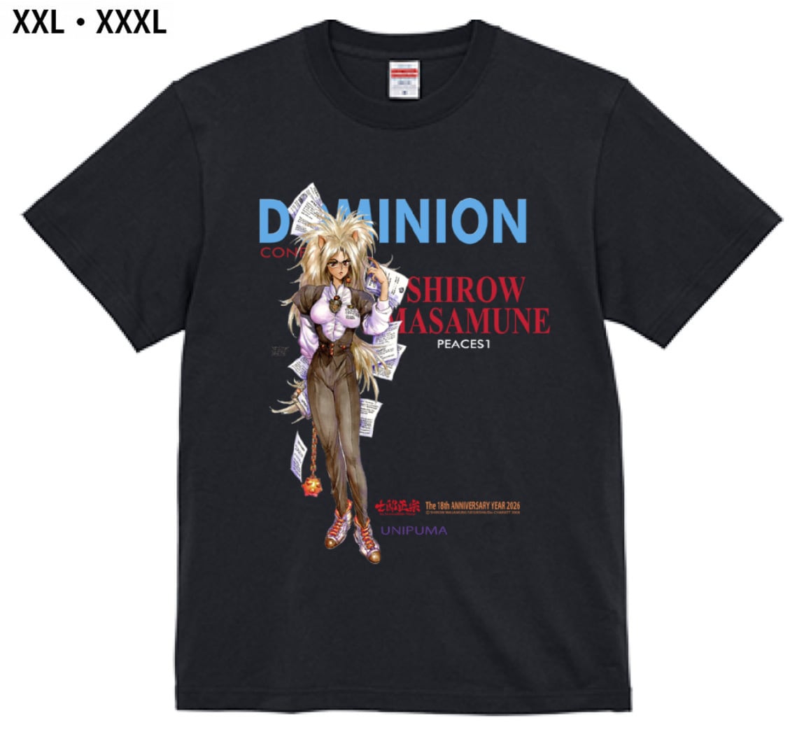 士郎正宗キャラクターTシャツVol.19 XXL・XXXL 術超攻殻オリオン