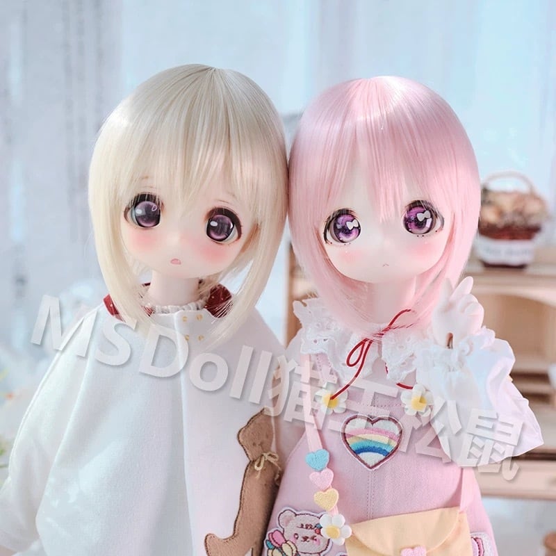 BJDドール用ウィッグ MDD kumako DDサイズ通用 8-9インチ 全3色 球体