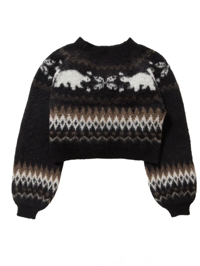 【26AW | WOMEN】BASICKS ベイシックス /トップス / TEXAS NORDIC KNIT B-KN06