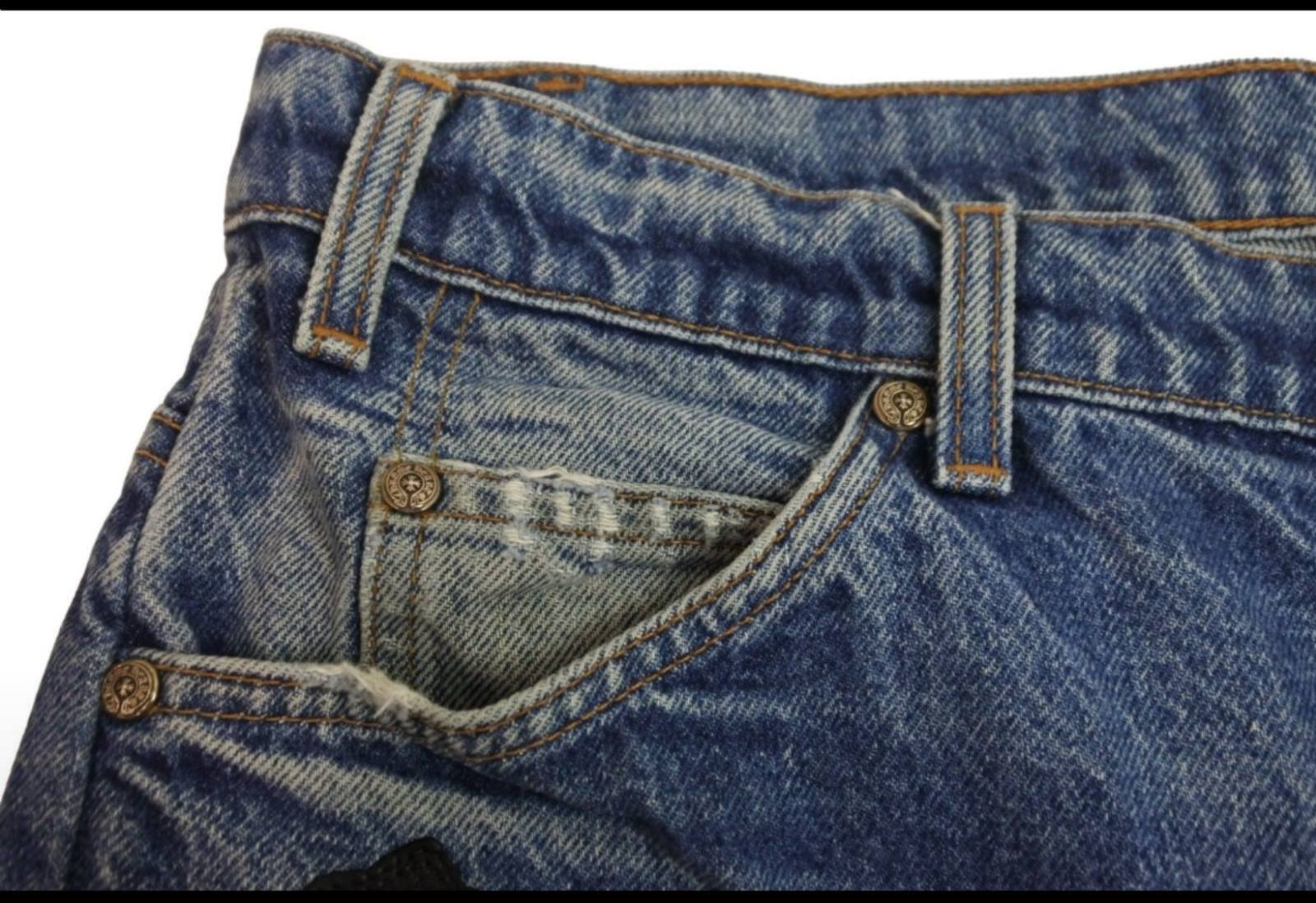 CHROME HEARTS クロムハーツ リーバイス 505 クロスパッチ デニム