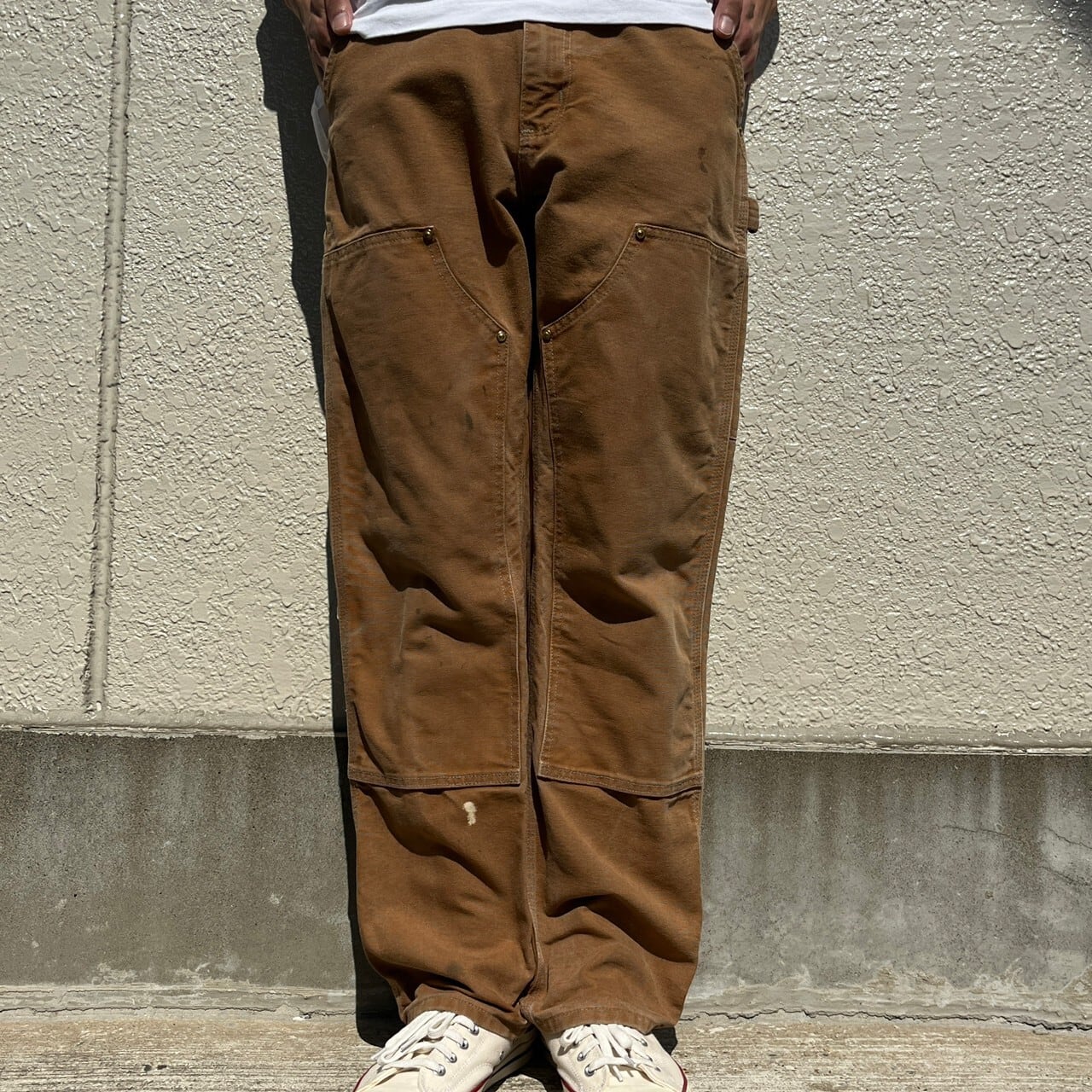 90s Carhartt カーハート ペインターパンツ ダック地 カーキ