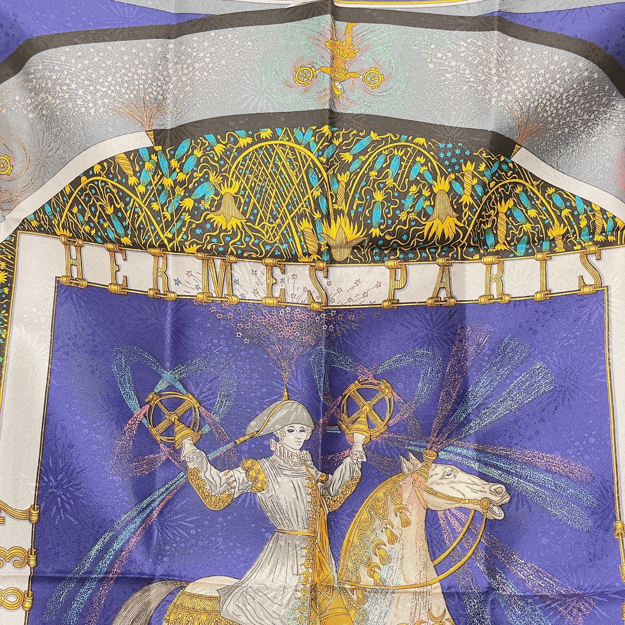 HERMES】【FEUX D'ARTIFICE】【フランス製】エルメス『カレ90