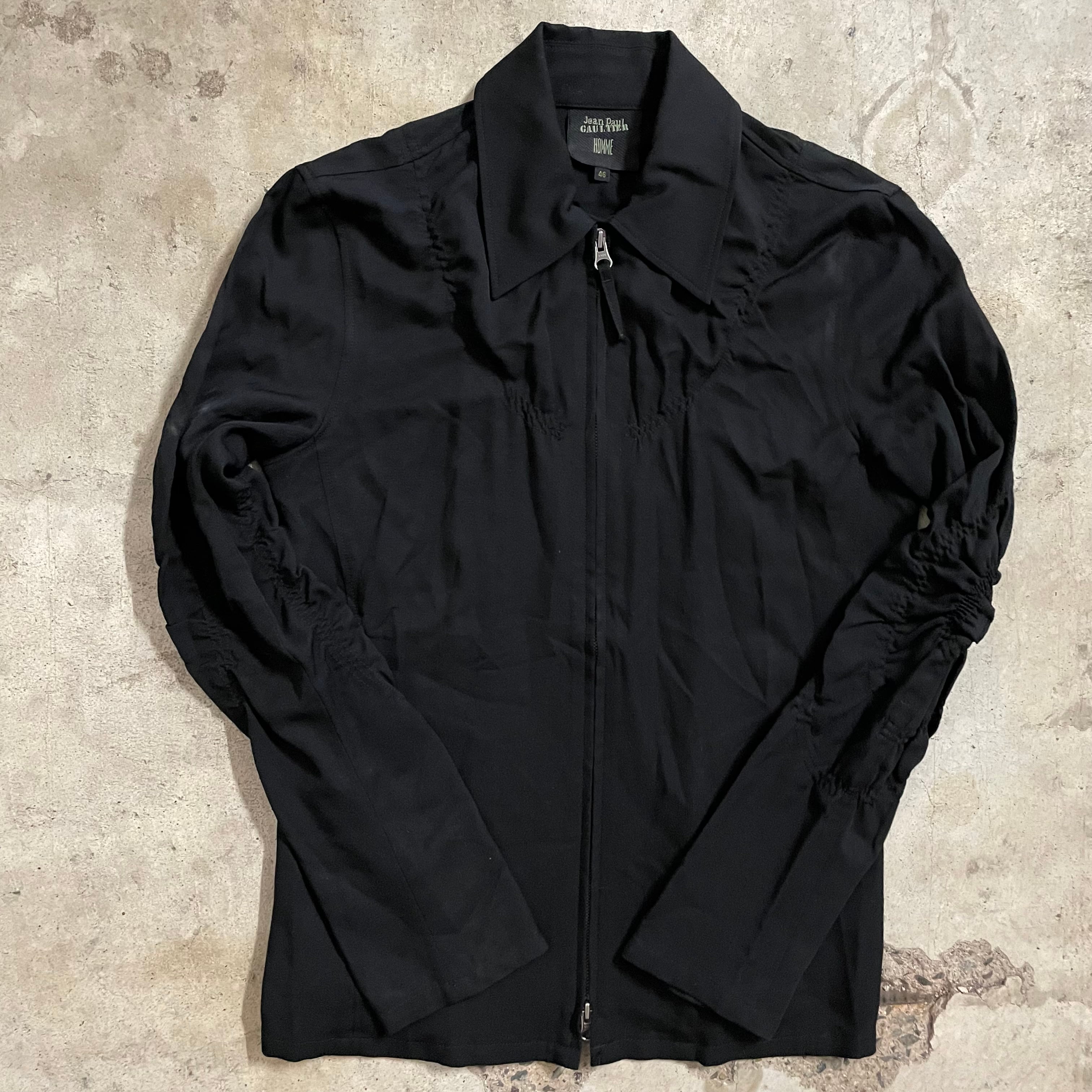 ジャンポール・ゴルチエ デザインジャケット ジャンポールゴルチェ コート46 〖JEAN PAUL GAULTIER HOMME〗gather