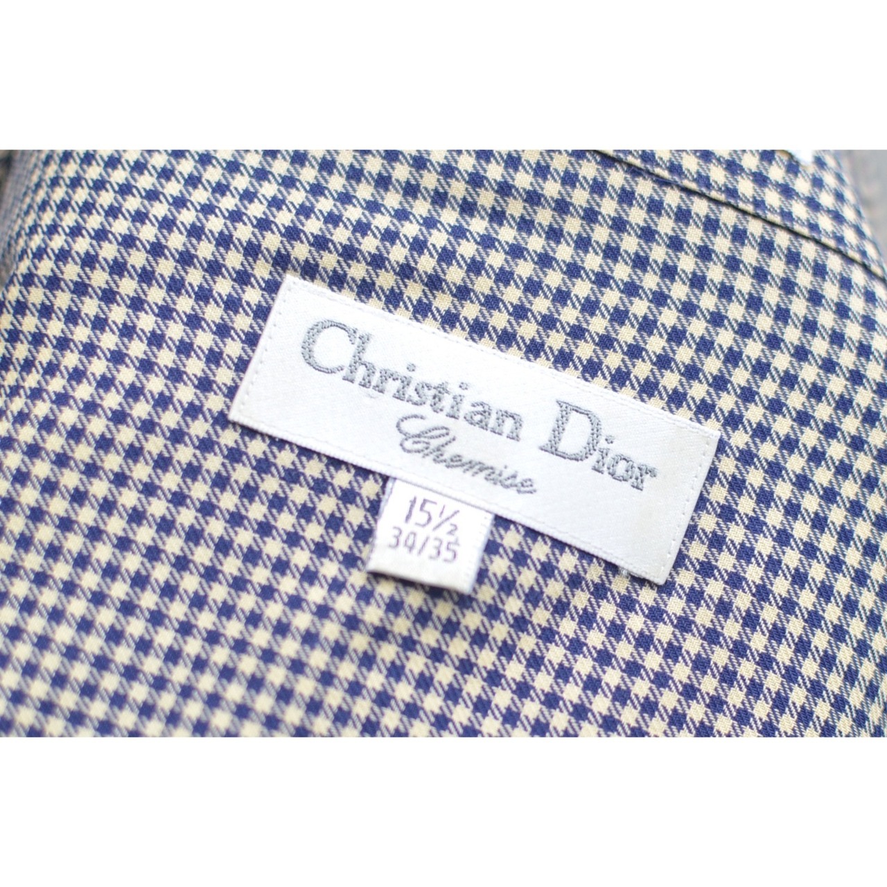 Christian Dior コットンギンガムチェックシャツ 【0623】 | cv