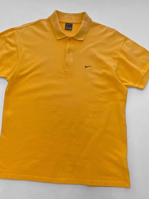 00s" NIKE" Logo S/S Polo Shirt "ナイキ" ポロシャツ スウッシュ ワンポイント [L]