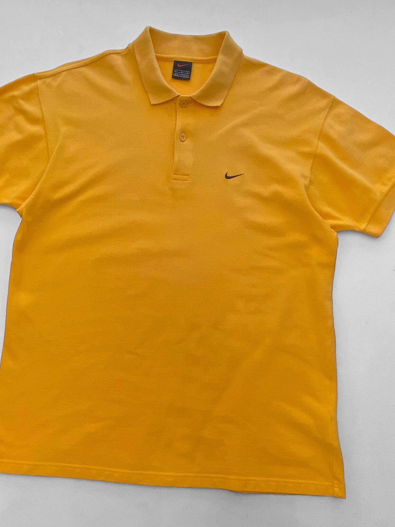 00s" NIKE" Logo S/S Polo Shirt "ナイキ" ポロシャツ スウッシュ ワンポイント [L]
