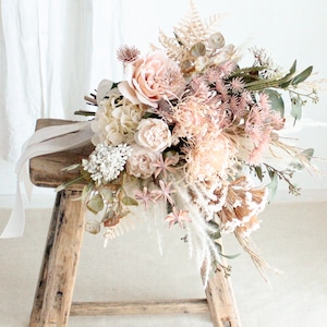 【再販】Peach color Bouquet & Boutonniere