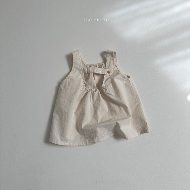 ꒰ 即納 ꒱ button sleeveless blouse / minirobe