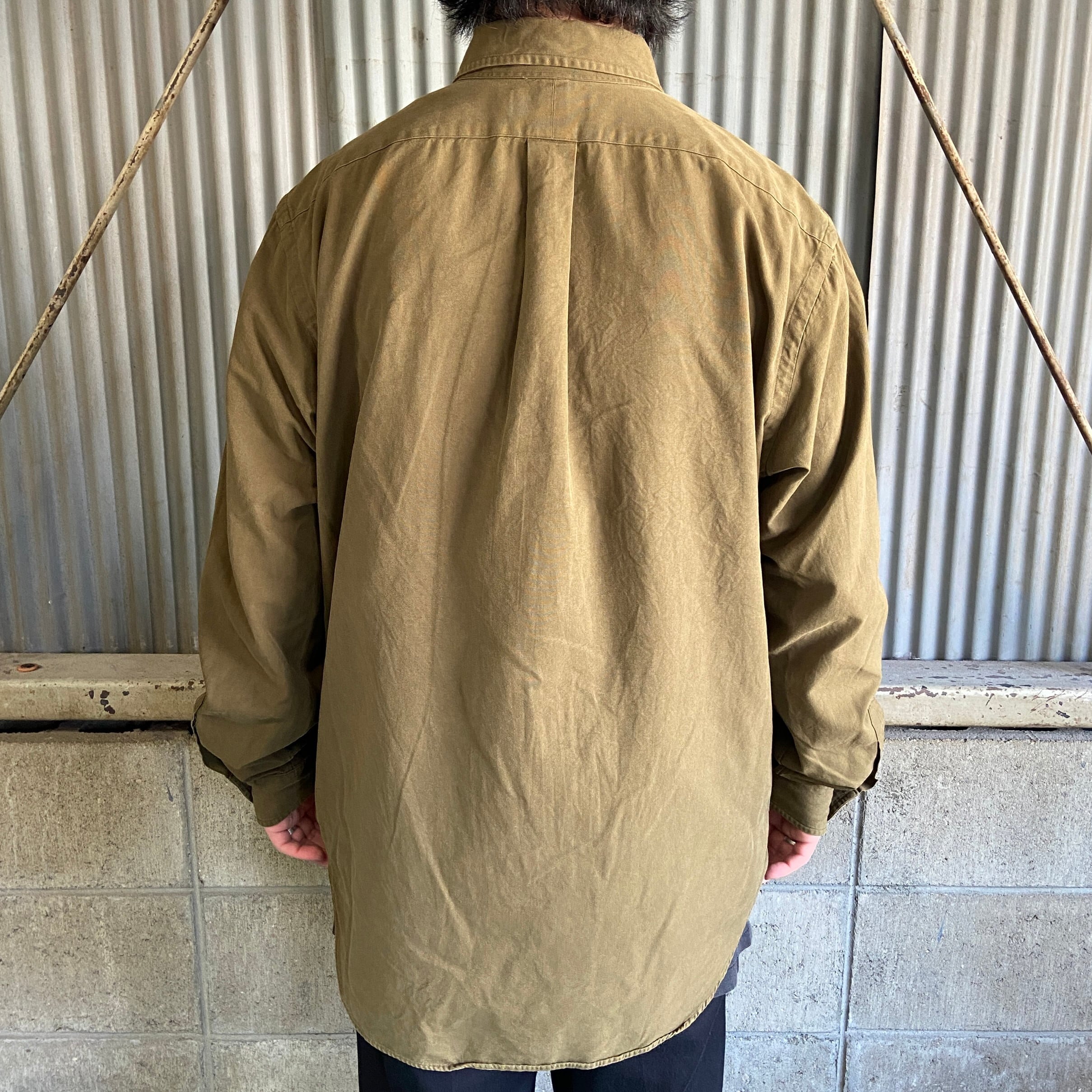オールドラルフローレン CLASSIC FIT ボタンダウンシャツ メンズL 古着