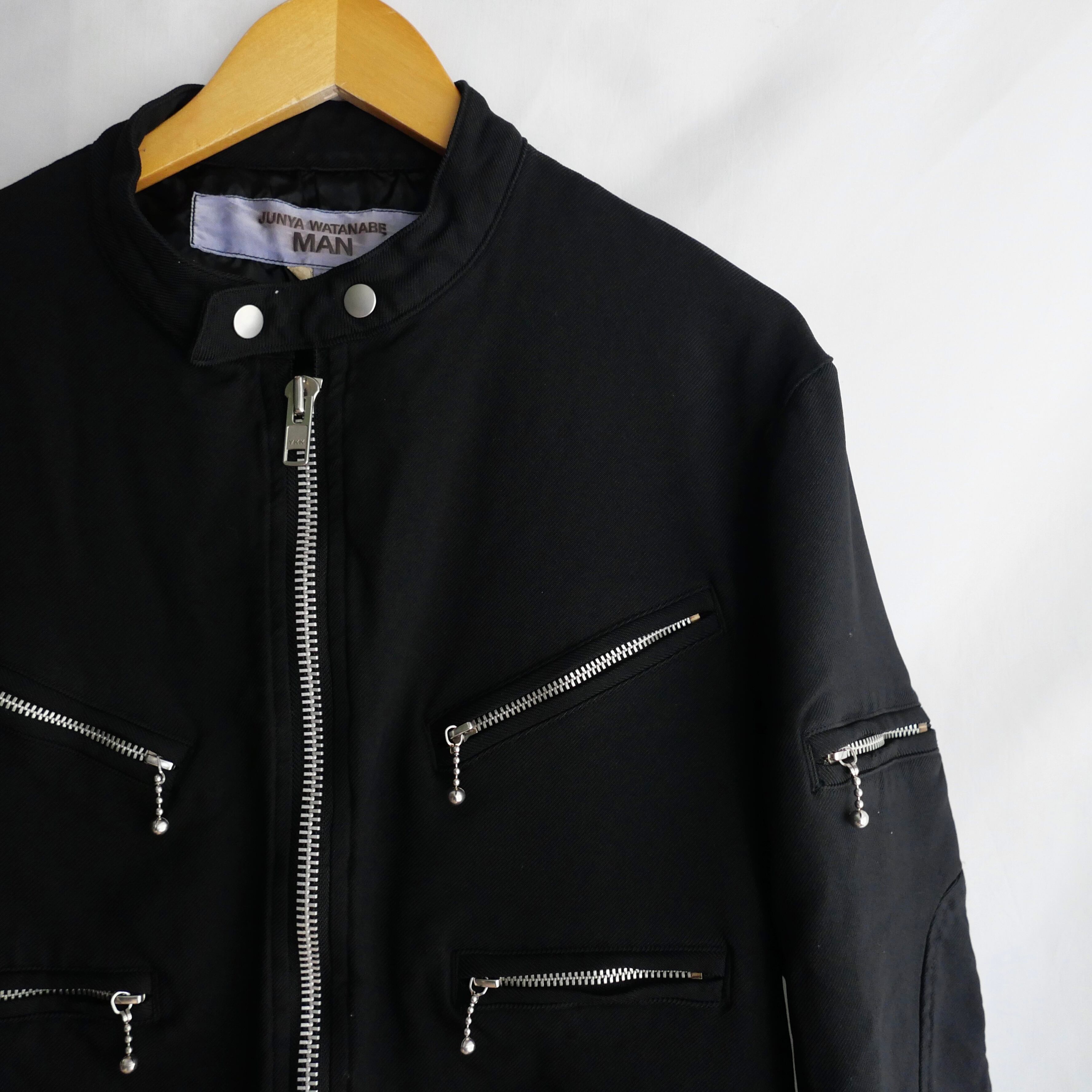 JUNYA WATANABE MAN 23AW ESTER GARMENT DYED ZIP RIDERS JACKET