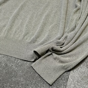 cotton rayon mock neck knit