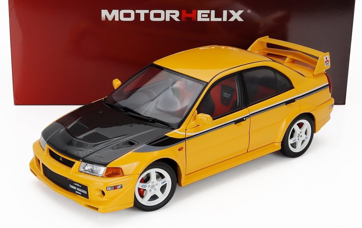 ミニカー 1/18 ミツビシ ランサー エボリューション VI トミ・マキネン