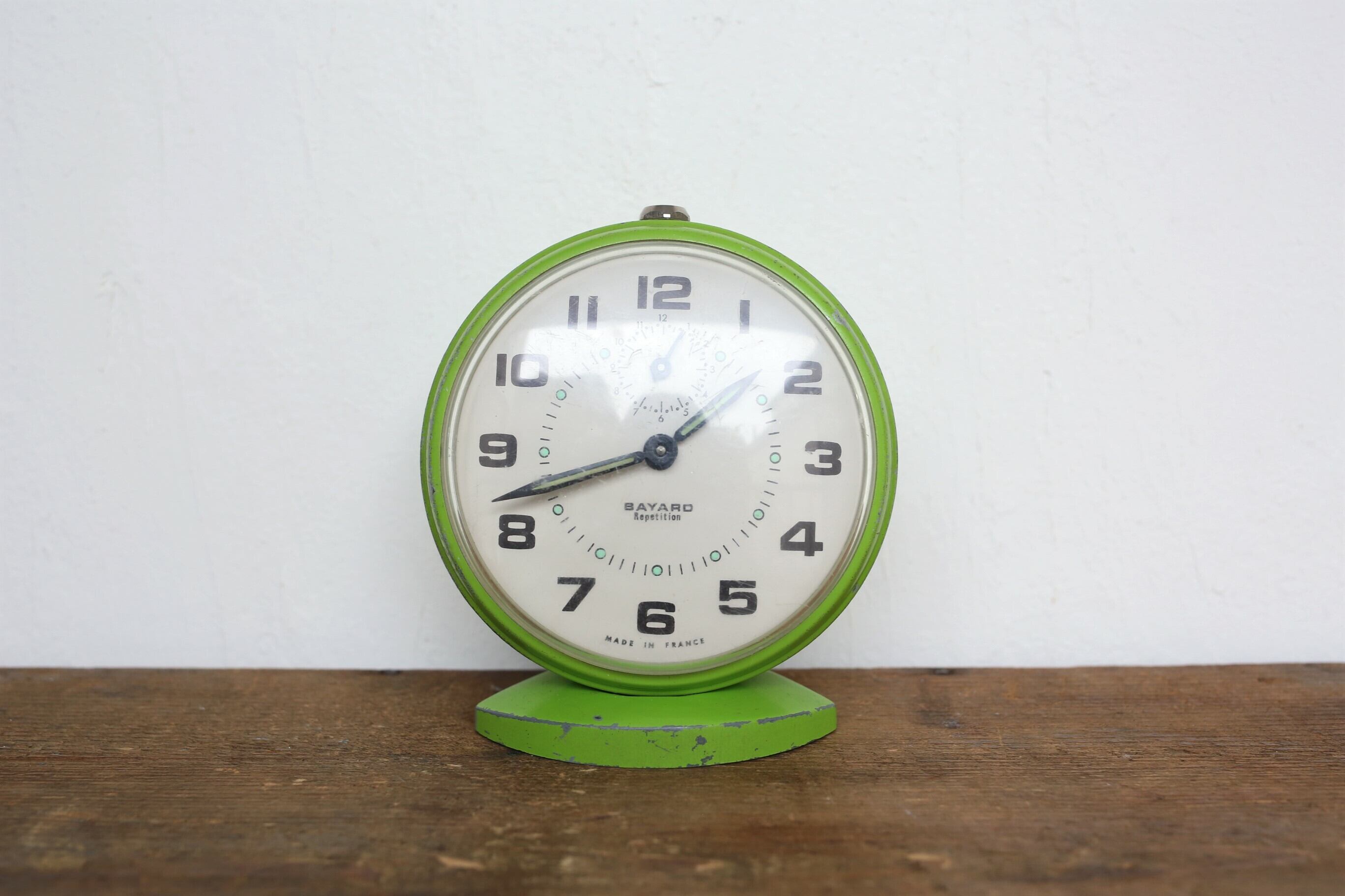 フランス アンティーク ヴィンテージ BAYARD 目覚まし時計 N-00041