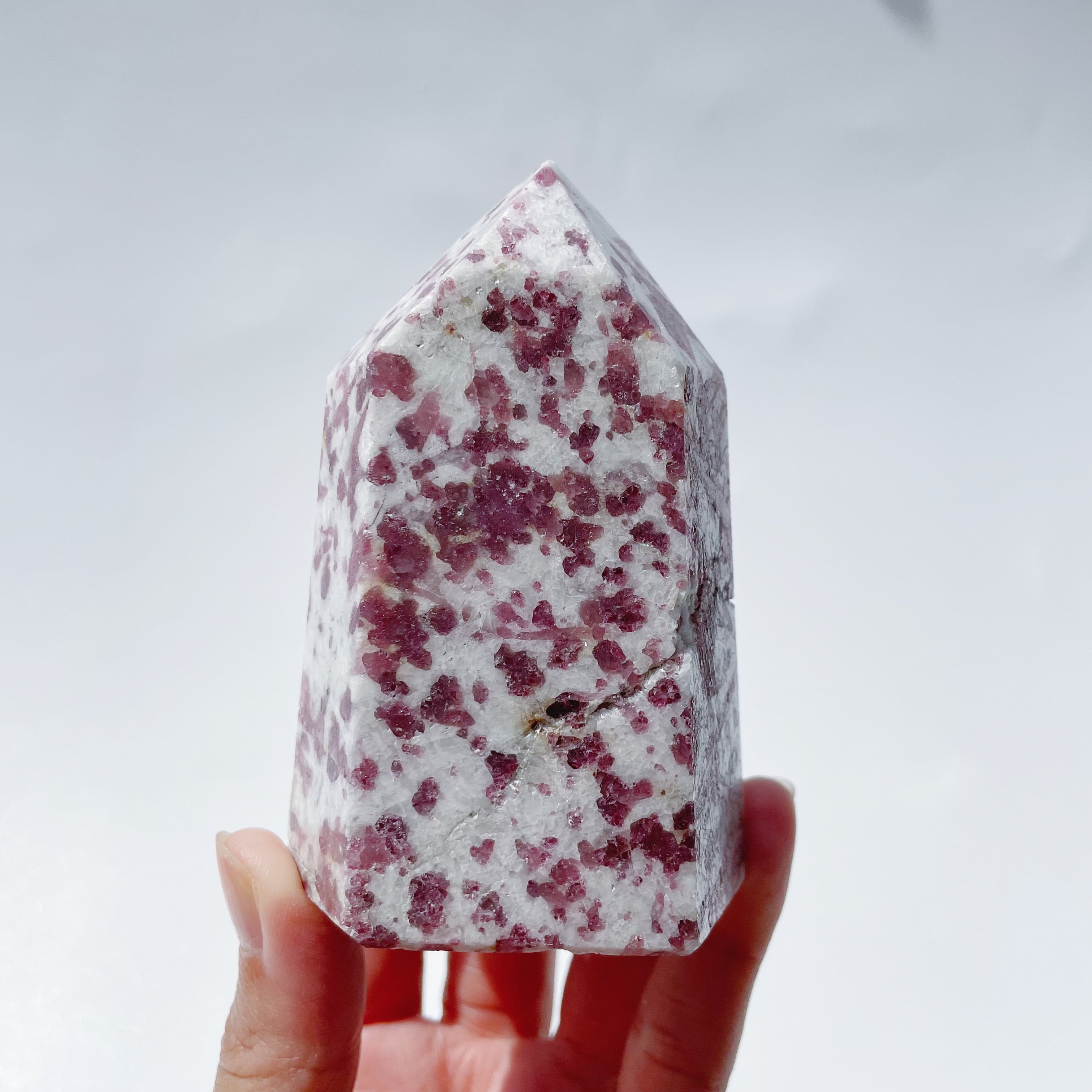ピンクトルマリン タワー型31◇Pink Tourmaline◇天然石・鉱石